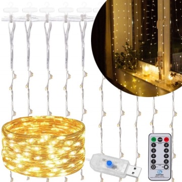 USB ПОДВЕСНЫЕ ЛАМПЫ ICILS WIRE CURTAIN 300 LED
