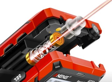 УНИВЕРСАЛЬНЫЙ ИЗМЕРИТЕЛЬ ANENG 622A MAX, ЛАЗЕРНАЯ УКАЗКА 3XLED, ПРОЧНЫЙ ПОВОДОК, 5 ДЮЙМОВ