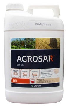 AGROSAR 360SL 10L - ZWALCZA CHWASTY PERZ GLIFOSAT Ścierniska, Ugory