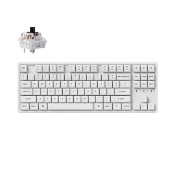 Keychron K8 Pro QMK/VIA Biała Bezprzewodowa Klawiatura Mechaniczna K8P-Q3