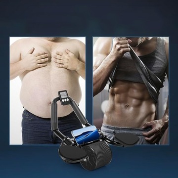 РОЛИК РОЛИК ДЛЯ ТРЕНИРОВКИ МЫШЦ ЖИВОТА ПОЯСНОСТИ 4D КРУГОВЫЙ ИНСТРУМЕНТ ДЛЯ ТРЕНИРОВОК