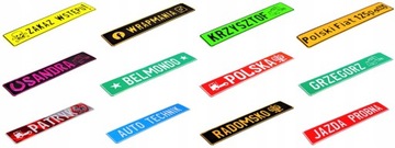 2 рельефные доски с надписью ТЕСТ-ДРАЙВ на раму