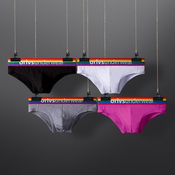 ORLVS Men's Underwear Sexy Cotton Triangle Pants Y