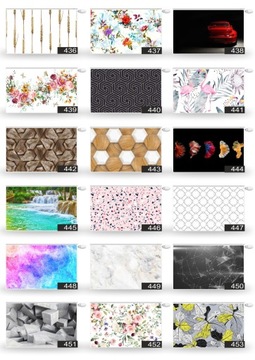 Декоративный КОВРИК для радиатора МАГНИТ по размеру, ЧЕРНЫЙ МРАМОР