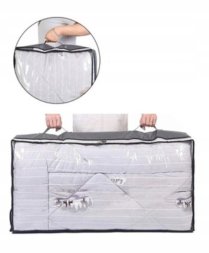 Большой ящик-органайзер для одежды, постельного белья, сумки, одеяла XL, прочный под кровать.