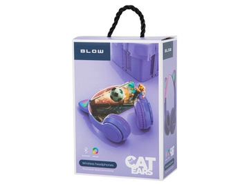 НАКЛАДНЫЕ НАУШНИКИ BLUETOOTH CAT EARS LED + БЕСПРОВОДНОЙ МИКРОФОННЫЙ ДИНАМИК