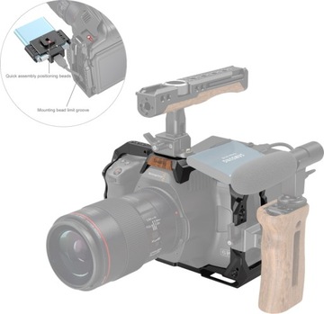 Smallrig 3272 — держатель твердотельного накопителя T5/T7 для BMPCC