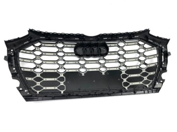 ФИЛЬТ-РЕШЕТКА AUDI Q5 SQ5 80A LIFT S-LINE 2021+ ГЛЯНЦЕВЫЙ ЧЕРНЫЙ