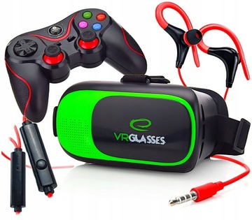 OKULARY VR + PILOT BLUETOOTH GOGLE WITRUAL BOX
