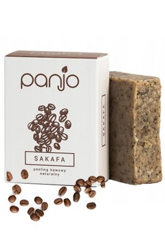 SAKAFA Naturalny peeling do ciała PANJO Kawowy 110 g / Ujędrniający