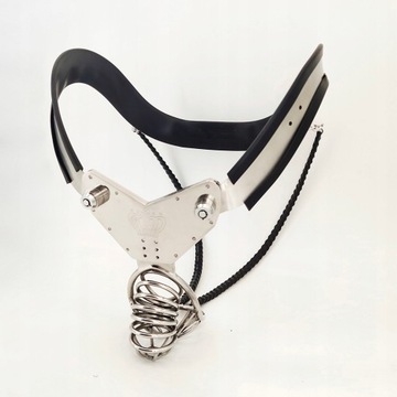 Male Stainless Steel Double Wires Back Chasti