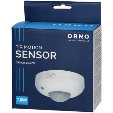 CZUJNIK RUCHU SUFITOWY NATYNKOWY ŚCIENNY PIR LED SENSOR CZUJKA PIR 360°