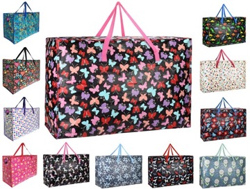 WIELKA TORBA XXXL PODRÓŻNA ZAKUPOWA BAZAROWA ND01