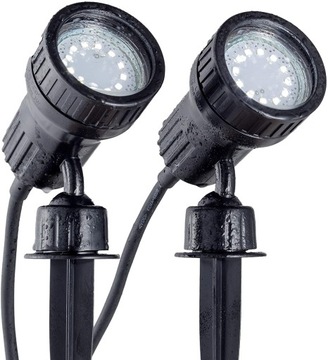 Lampa zewnętrzna LED do ogrodowego rożna.