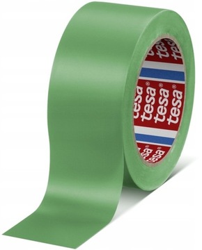 Taśma ostrzegawcza tesa zielona 33m x 50mm