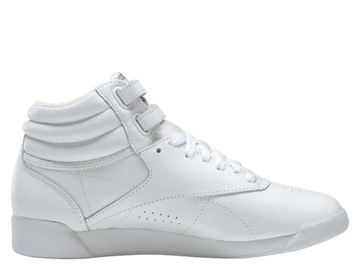 Buty damskie sneakersy białe za kostkę 2431 REEBOK F/S HI 100000103 37.5