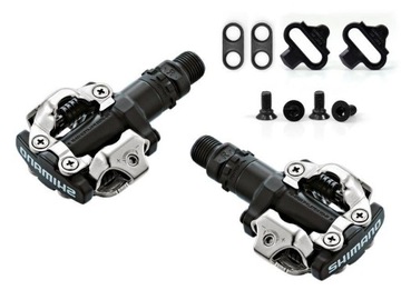 Велосипедные педали Shimano SPD PD-M520 MTB + шипы
