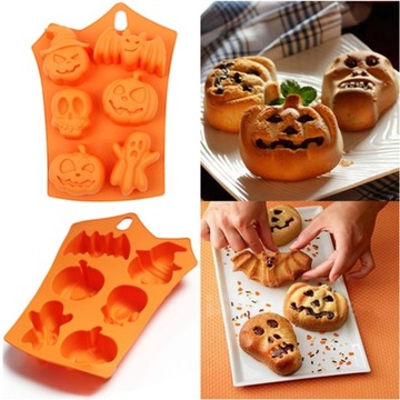 Halloweenowa forma do pieczenia silikonowa DIY