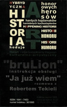 Ha!art Magazyn nr 19B/2004 Wieczorek Tekieli