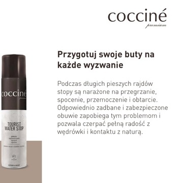 COCCINE ZESTAW 2W1 DO PIELĘGNACJI OBUWIA DEZODORANT i IMPREGNAT