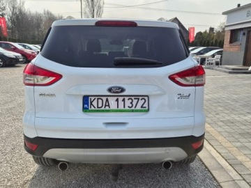 Ford Kuga II SUV 2.0 Duratorq TDCi 163KM 2013 Ford Kuga Sliczna biala Titanium 2.0 TDCI 163KM Naped 4x4 200tys km orygin, zdjęcie 6