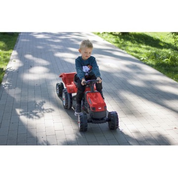 WOOPIE HUGE MAX ПЕДАЛЬНЫЙ ТРАКТОР С ПРИЦЕПОМ