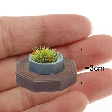 Масштаб 1:64 Модель цветочной террасы для модели