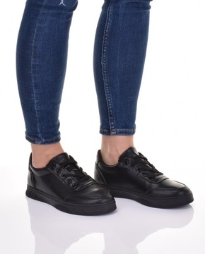 СПОРТИВНАЯ ОБУВЬ ЖЕНСКАЯ, КОЖАНЫЕ ТЕННИСНЫЕ ОБУВИ, ЧЕРНЫЕ