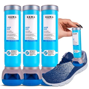 Dezodorant do obuwia odświeżacz do butów Bama Trainer Fresh zestaw 3x 100ml