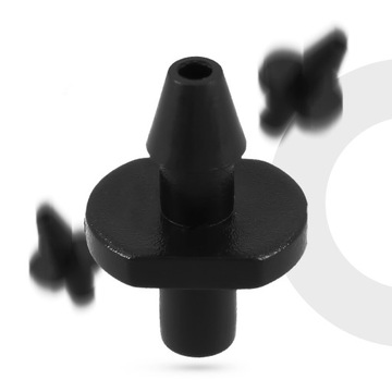 10x КАПЕЛЬНАЯ ЛИНИЯ Вставка 3/5x4 мм Эмиттер Капельница Полиэтиленовая труба Ирригация