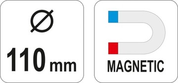 YATO MISKA MAGNETYCZNA OKRAGLA 110MM