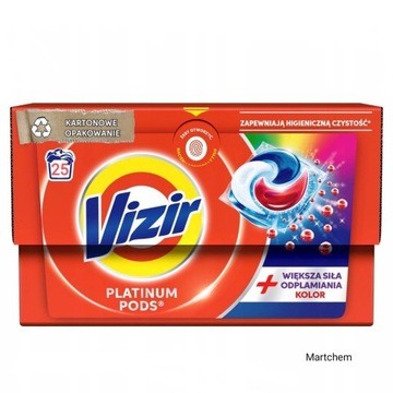 Vizir Platinum PODS Kapsułki do prania 25prań