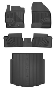 Set 77 Gumové koberce a rohože Toyota Auris 2 Hybrid Kombi 2012-2018 d