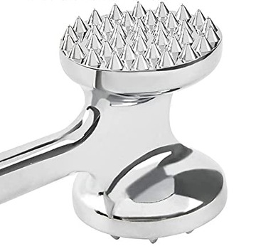 TŁUCZEK DO MIĘSA METALOWY MŁOTEK DO KOTLETÓW CIĘŻKI SOLIDNY