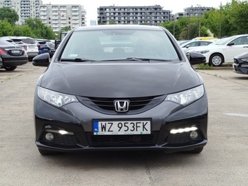 Honda Civic IX Hatchback 5d 1.8 i-VTEC 142KM 2013 HONDA CIVIC IX 1.8 benzyna 140KM Salon PL Bezwypadkowy Niski przebieg, zdjęcie 1