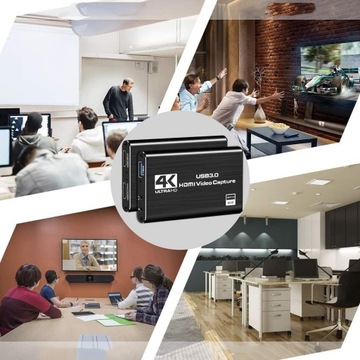 Карта захвата видео 4K HDMI для игр USB 3.0