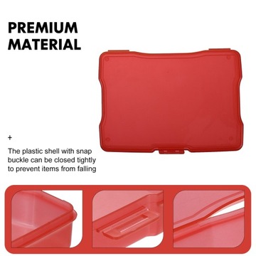 PUDEŁ PRZECHOWYWANIE PLASTIKOWE POCZTÓWEK I BIŻUTERII 8SZT