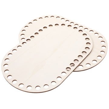 ДЕРЕВЯННАЯ ЗАГОТОВКА Сплошная КОРЗИНА ДЛЯ ВЯЗАНИЯ КРЮЧКОМ ОСНОВАНИЕ ДЕКОР 2