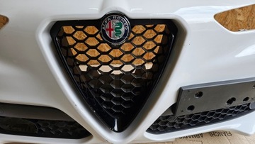 ALFA ROMEO STELVIO БАМПЕР ПОЛНЫЙ СНЯТИЕ ПЕРЕДНЕЙ ЧАСТИ ПАРКОВЫЙ СПРЕЙ