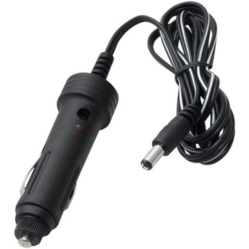 ВИЛКА ПРИЖИГАЛА С КАБЕЛЕМ ПОСТОЯННОГО ТОКА 2,1/5,5 ММ, ЗАРЯДНОЕ УСТРОЙСТВО 1,5 М