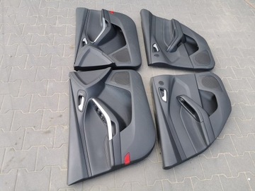 FORD FOCUS MK3 LIFT 2015-18 - Комплект кожаной обивки дверей.