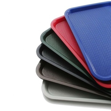 Поднос для фаст-фуда полипропиленовый 30,5х41,5см - серый