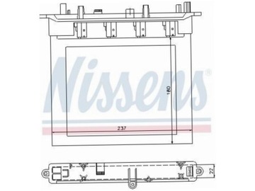 NISSENS 72033 NÁHRADA TEPLÁ TOPENÍ INTERIÉR