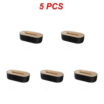 1 ~ 5 шт. коробка для салфеток с бамбуковой крышкой, держатель для салфеток, домашние коробки для хранения