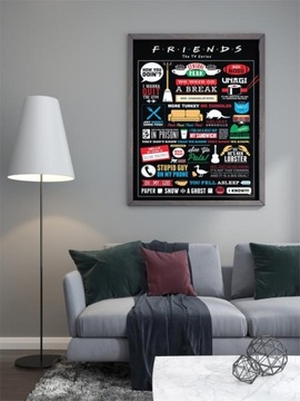 Мотивы из серии Друзья Плакат 61х91,5 см