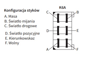 ФАРА С КОРПУСОМ H4/4F ЛЕВАЯ С ПОВОРОТОМ