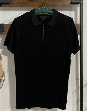 56 czarna River island ciepła nowoczesna polo XS oryginalna sweterkowa