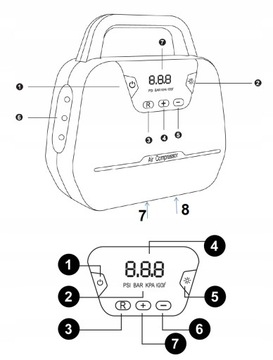MBG LINE 1866 АВТОМОБИЛЬНЫЙ КОМПРЕССОР