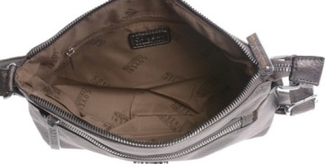 Маленькая спортивная и элегантная сумочка Letterman's Handbag серебристого цвета