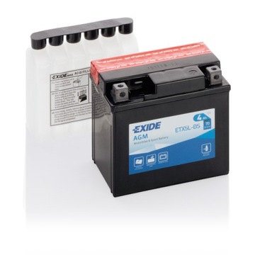 Akumulator Exide 12V 4Ah 70A ETX5L-BS